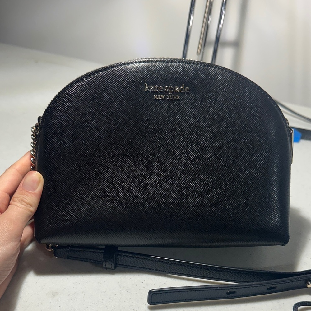 Kate Spade Black Leather Shoulder Bag